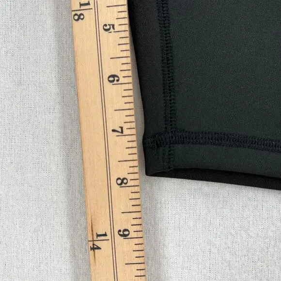 HERVE LEGER Logo Bike Shorts Womens Small Black White High Rise Stretch NWT - Picture 16 of 16